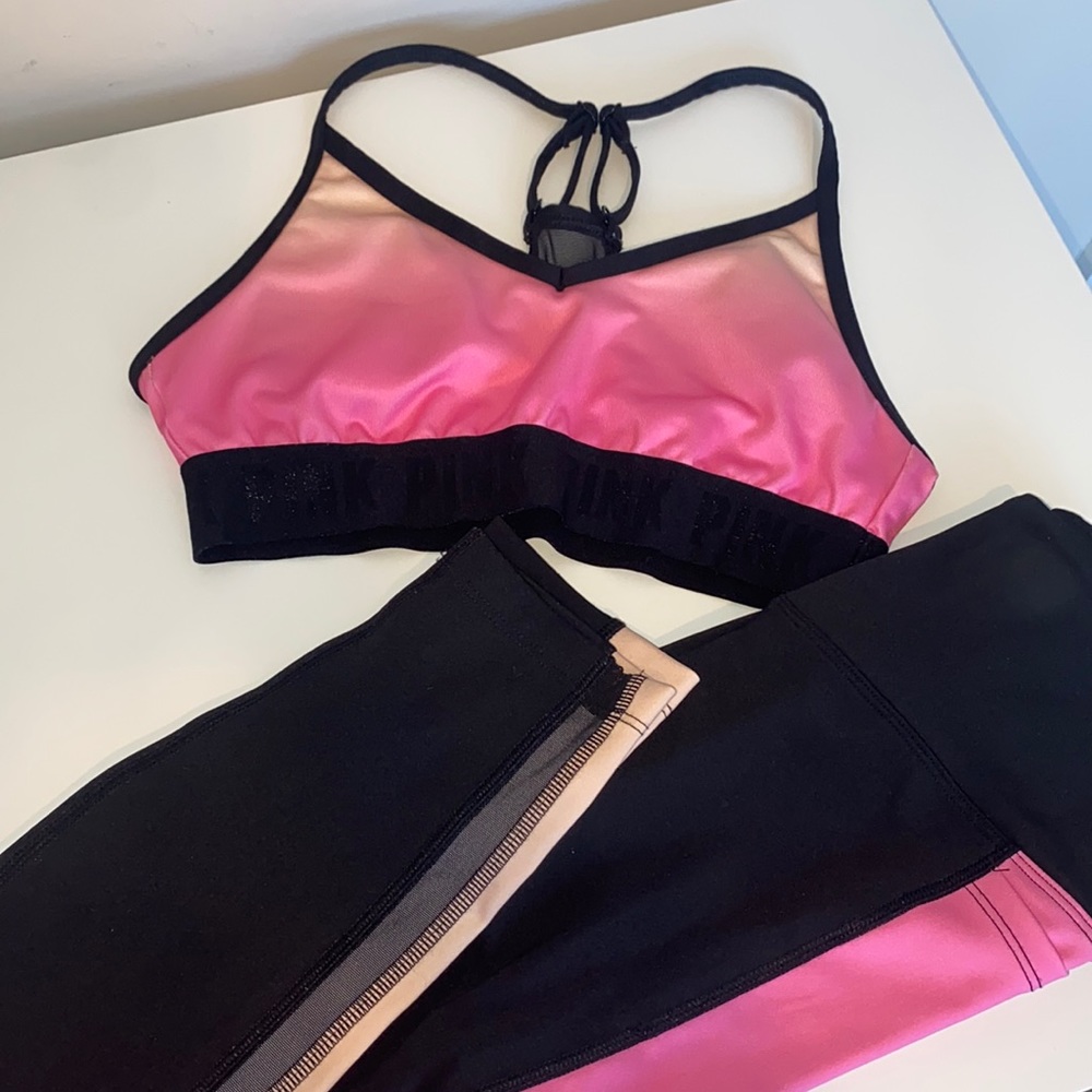 Pink Victoria gym set like new x